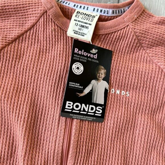 Bonds Wondersuit Waffle Zip Wondersuit 12-18 Months‎ - Picture 4 of 5